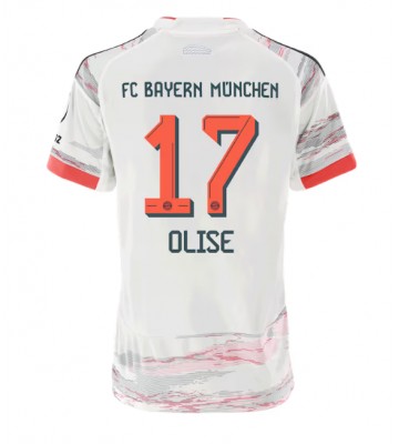 Bayern Munich Michael Olise #17 Bortatröja Dam 2025-26 Kortärmad